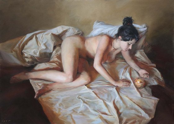 Nude with a Golden Sphere