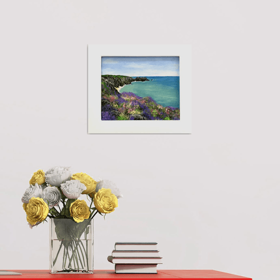 Cornwall Cliffs - Mini Painting