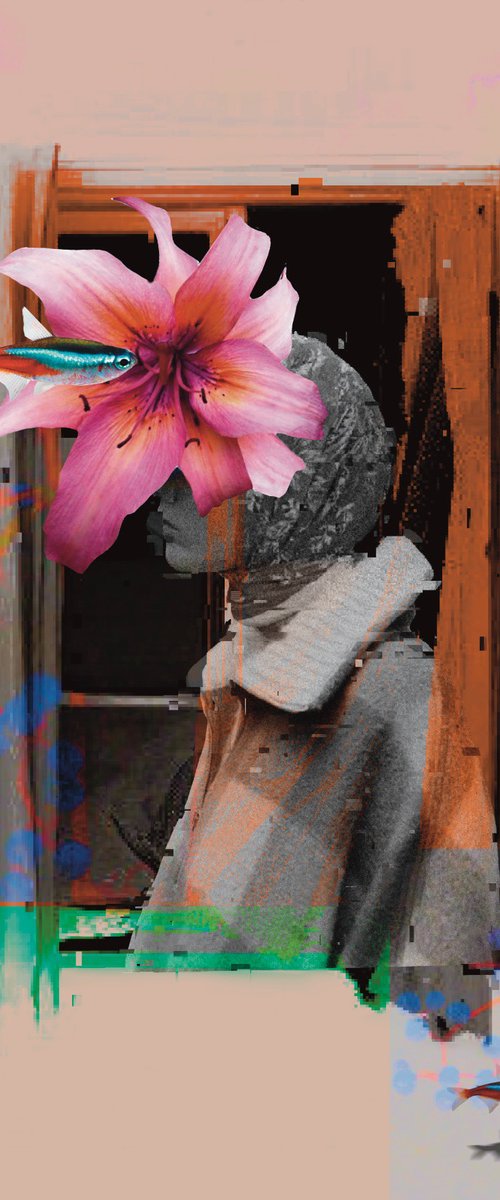 Human emotion on window by Alina Lobanova