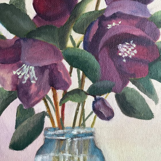 Hellebores in Oil