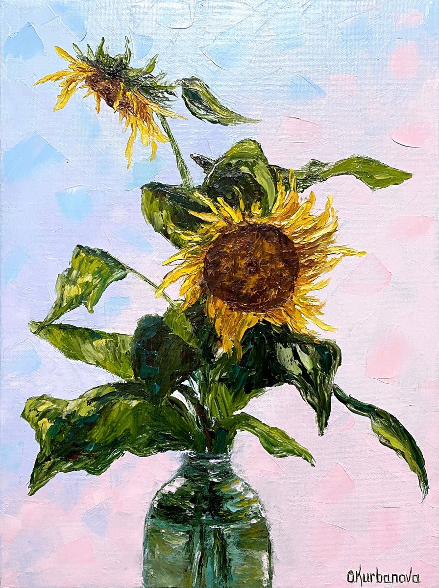 Sunflower bouquet by Olga Kurbanova