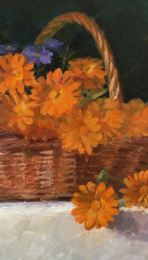 Flower Basket by Ling Strube
