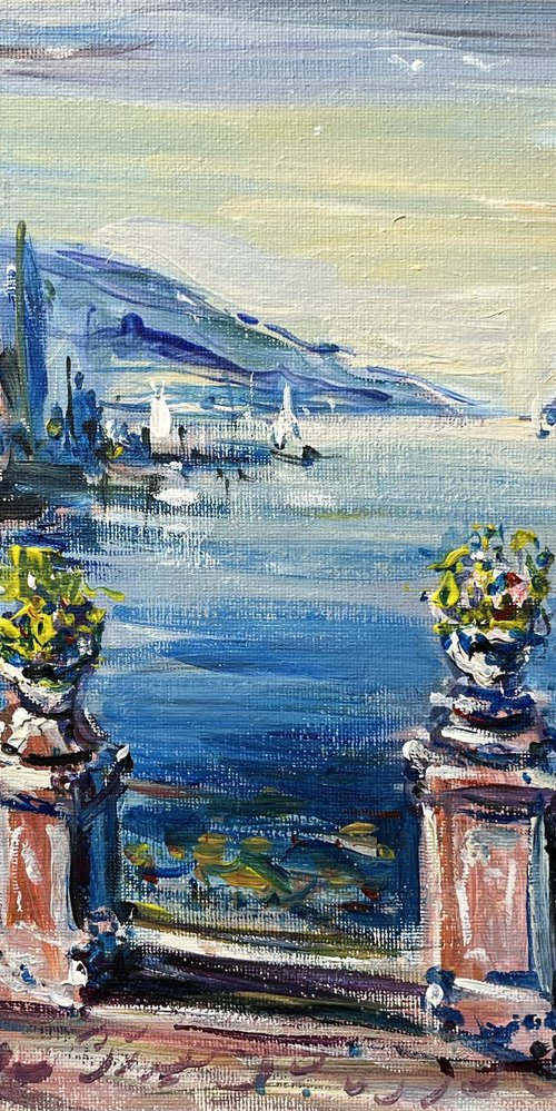 Riva del Garda lake balcony by Altin Furxhi