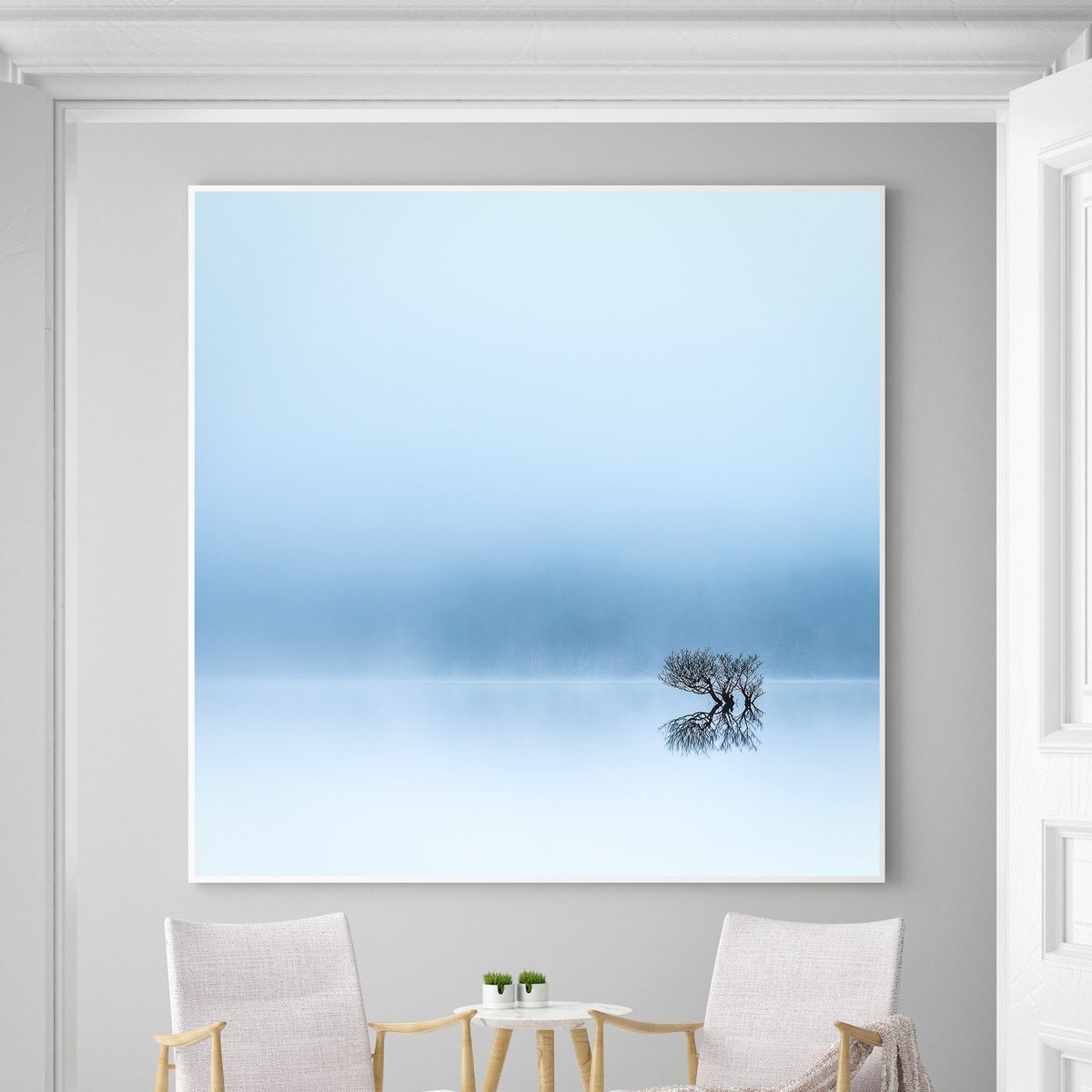 Impressionistic Photograph , Lost In The Mist By Lynne Douglas, 44 X 44, Artwork For Sale On Artfinder