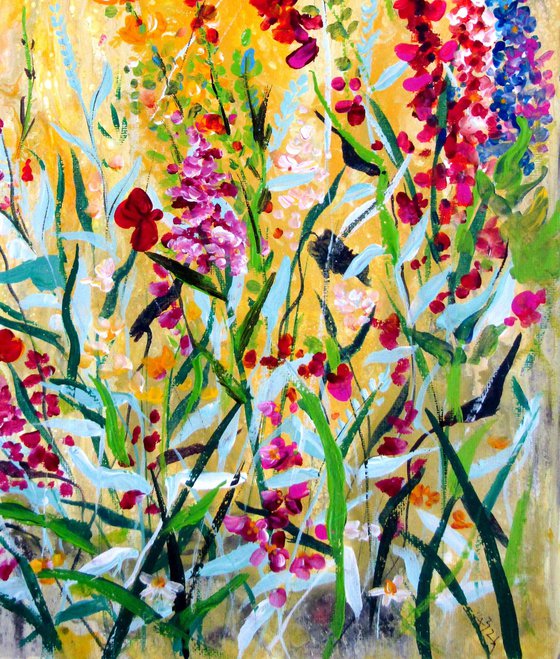 Wildflowers field