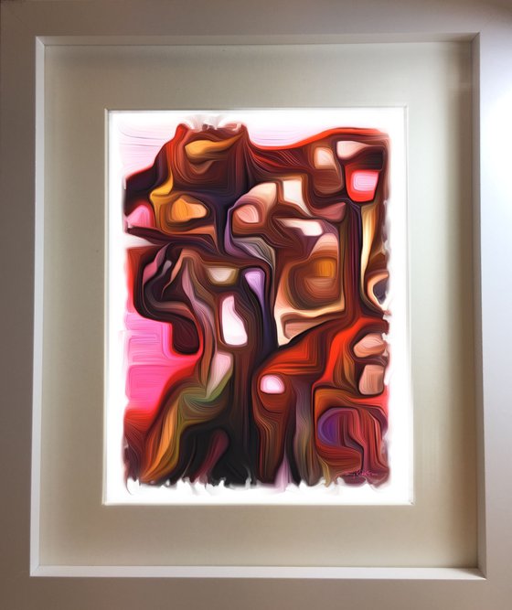 Silk painting: Abstract C