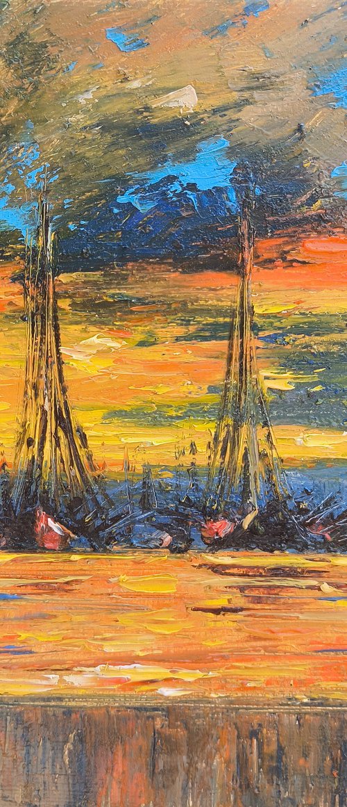 Sunset Anchors by Narek Qochunc