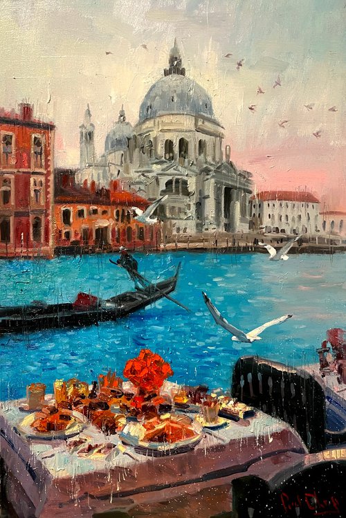 Venice Seagulls by Paul Cheng