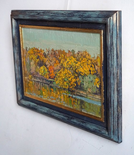 Pond at the Sukhanovo estate