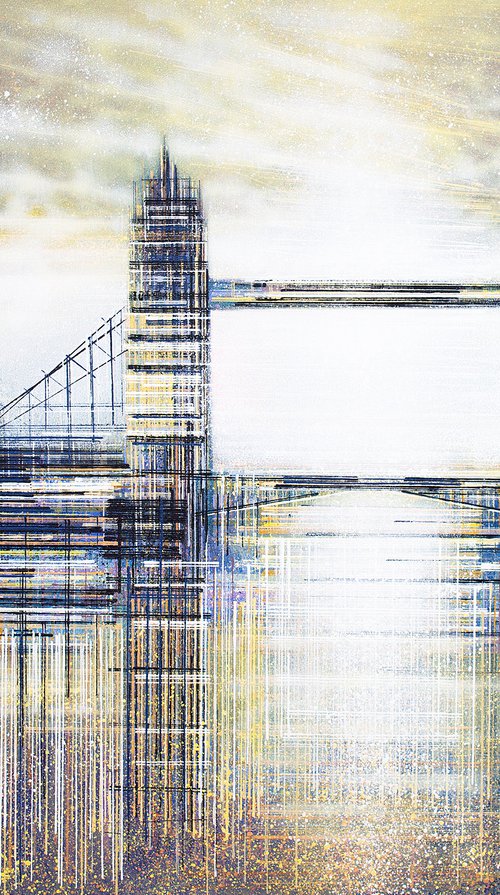 London Skyline In Neutral Colours by Marc Todd