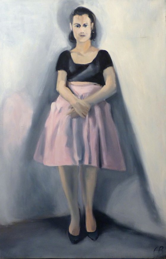 Composure, oil on canvas, 100x65 cm, ready to hang