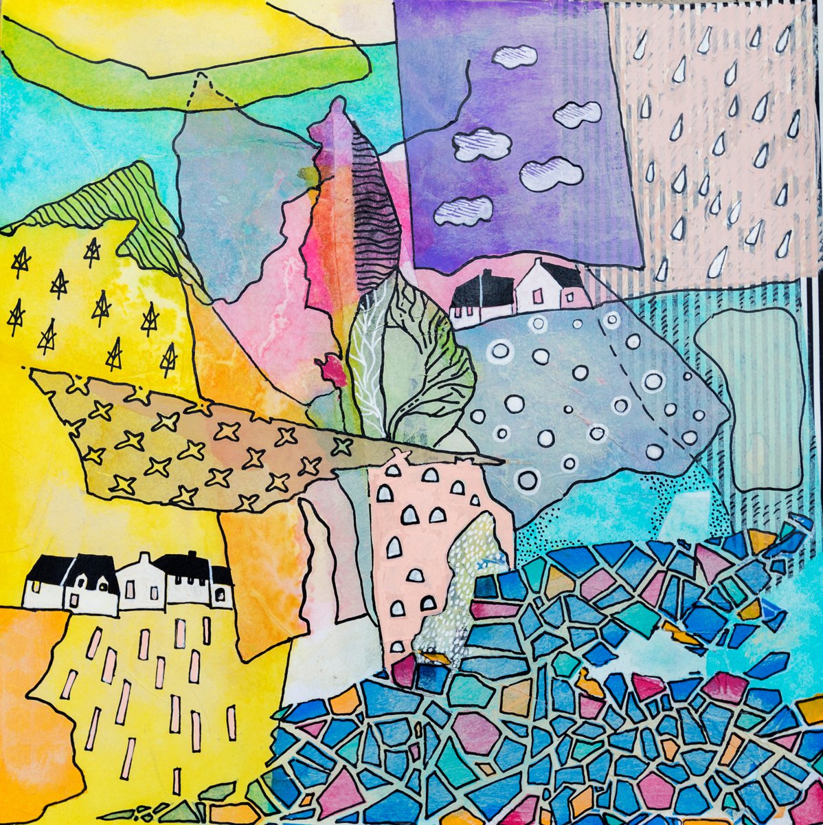 Art Land 11 By Ariadna De Raadt, 12 X 12, Artwork For Sale On Artfinder