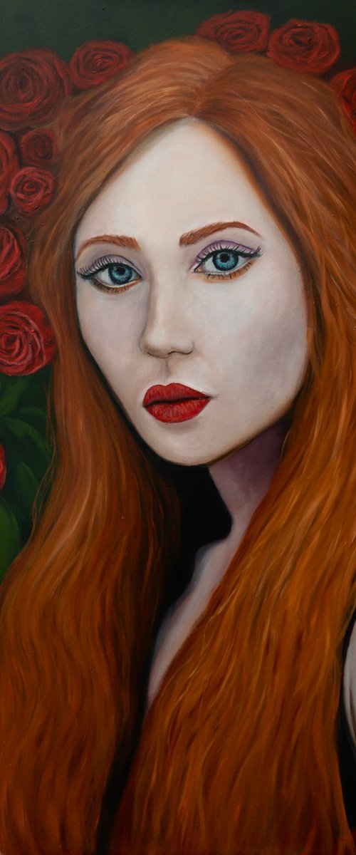 Girl With Red Hair by Kinga Sokol
