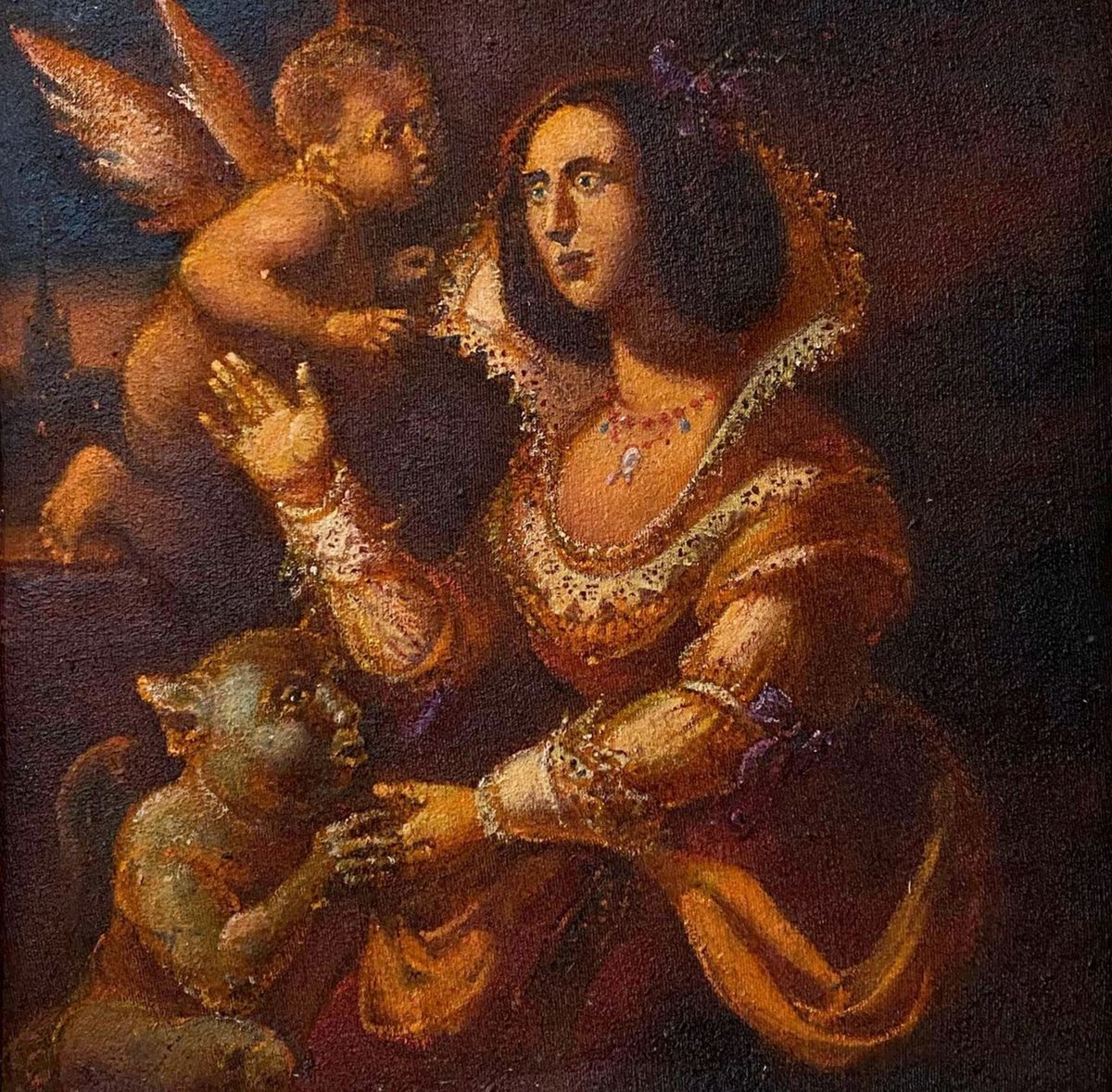 18th century lady by Oleg and Alexander Litvinov