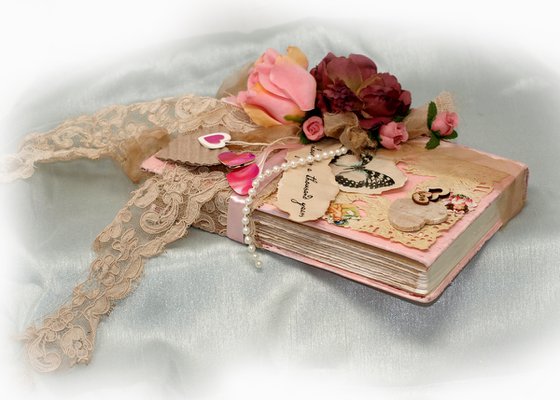 Book Of Love - Mixed Media Altered Book Sculpture by Kathy Morton Stanion