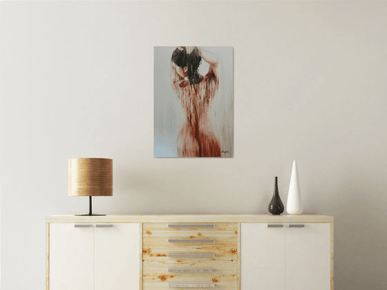 Acqua - nude - erotic - portrait - oil painting
