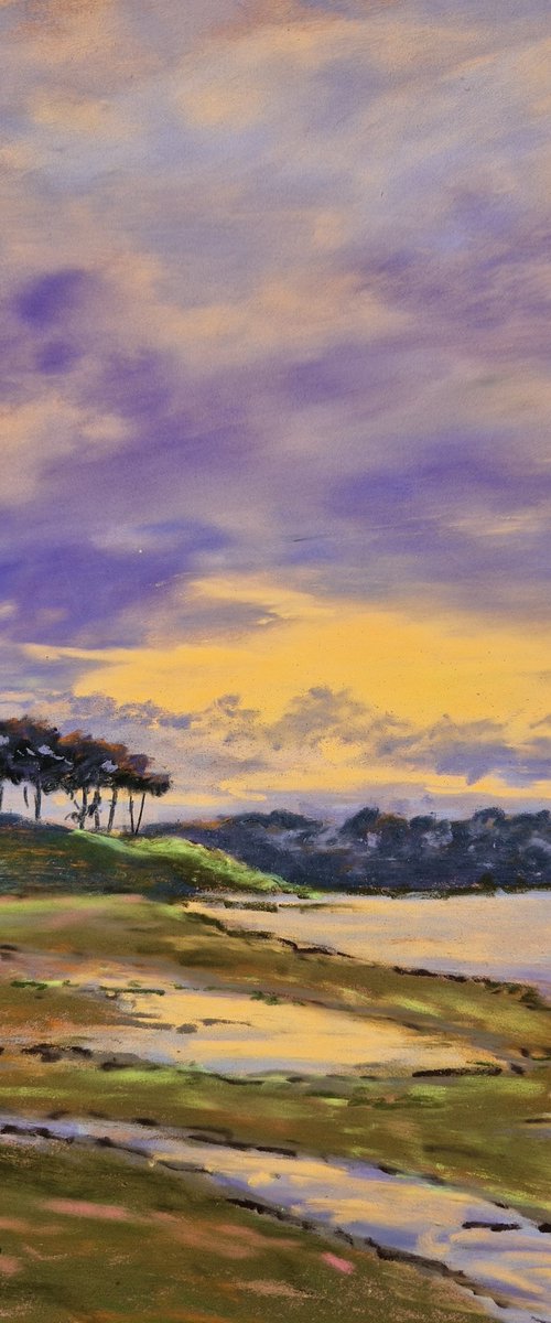 Twilight over the gulf by José DAOUDAL