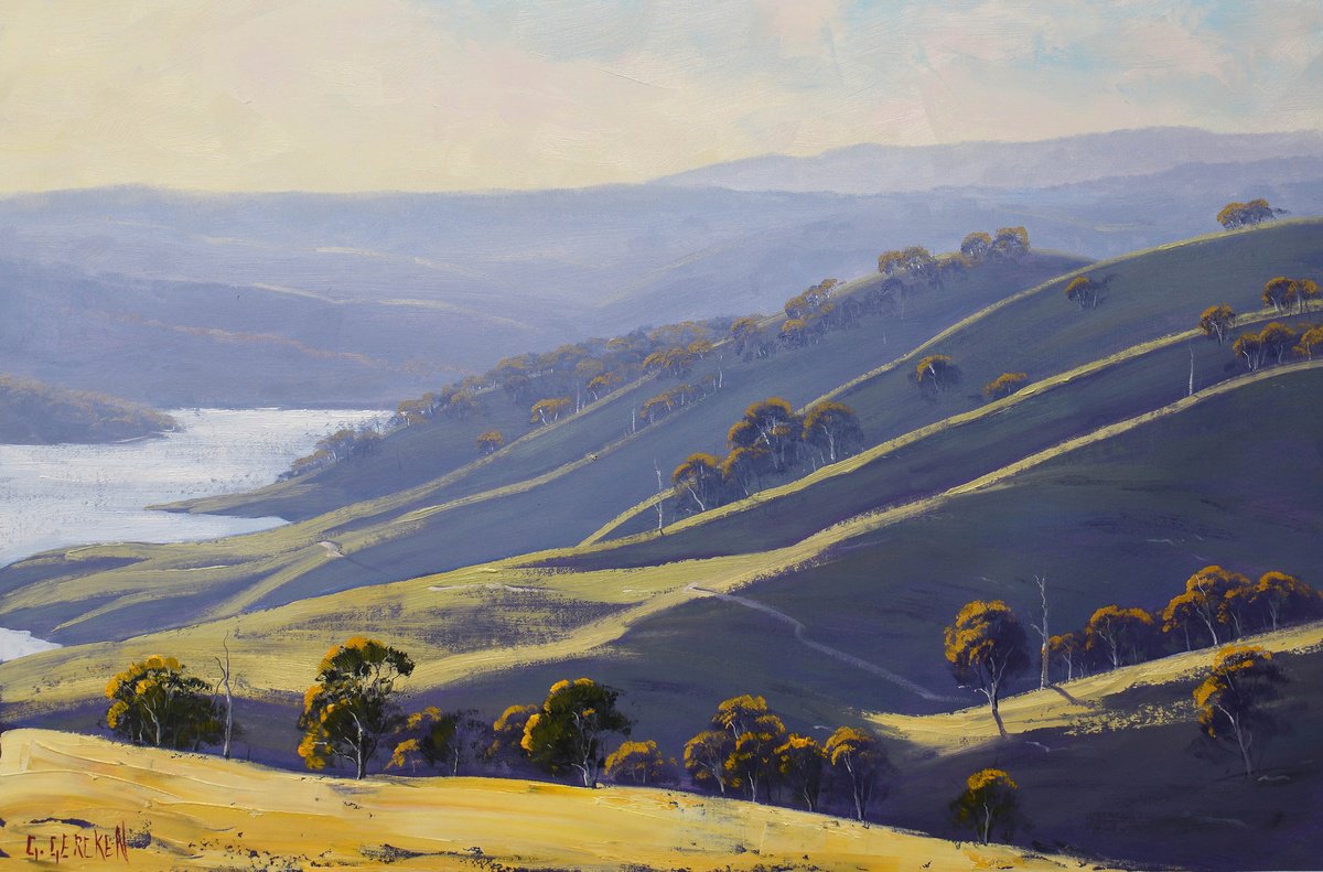 Late Afternoon Lake Lyell, Lithgow by Graham Gercken
