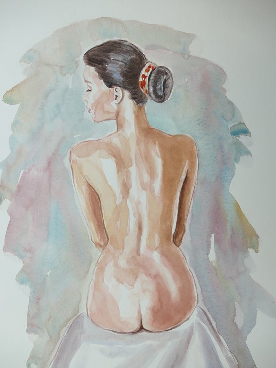 Seated Female Nude