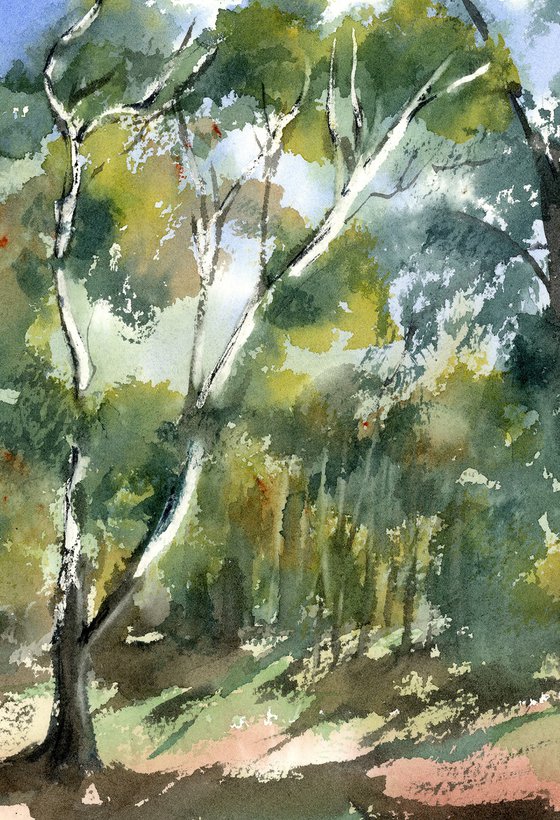 Forest Moments - Diptych