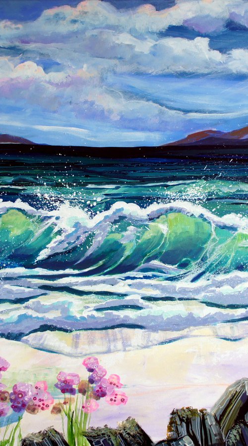 Scottish Waves by Julia  Rigby