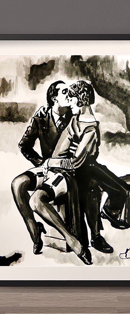 Love in park #1 by Valera Hrishanin