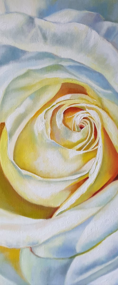 In a white dress. 2021 by Anna Bessonova (Kotelnik)