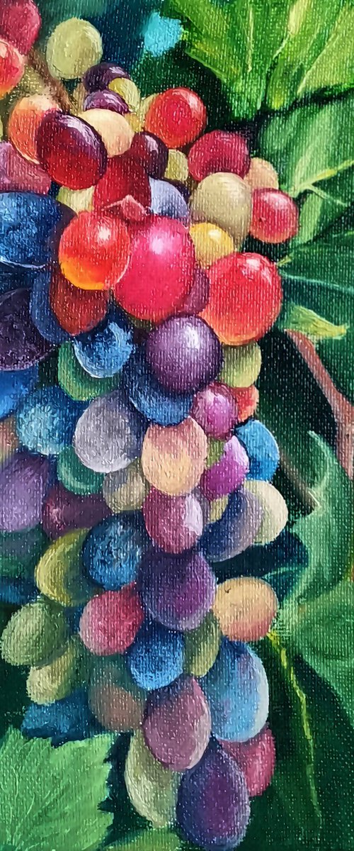 Sunny grapes. Sicily by Oksana Evteeva