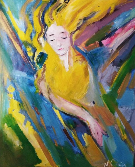 Woman in meditation