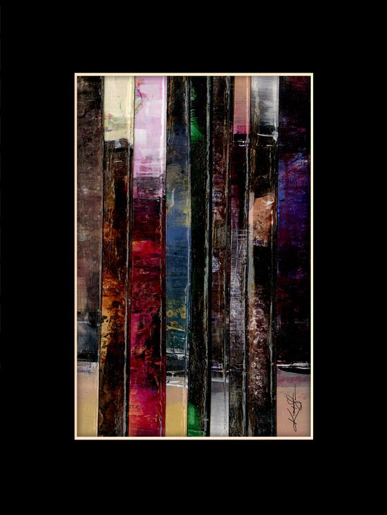Collage Abstraction 1 - Mixed Media Painting by Kathy Morton Stanion