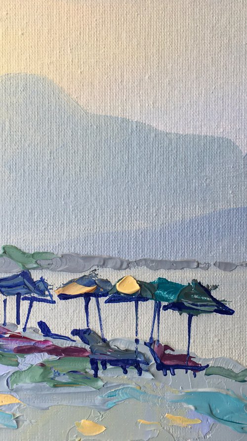 Evening Beach by Ole Karako