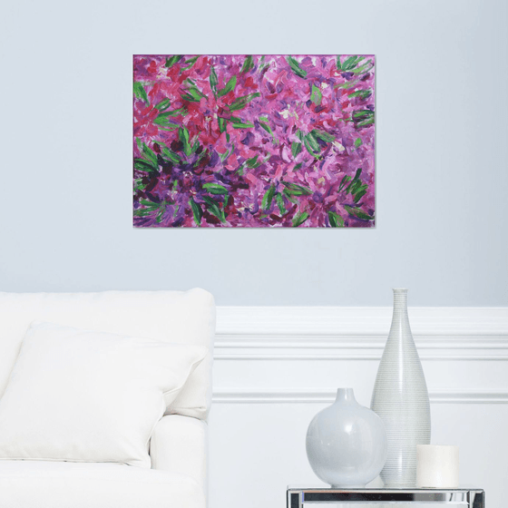 Bloom Rhododendrons... /  ORIGINAL PAINTING