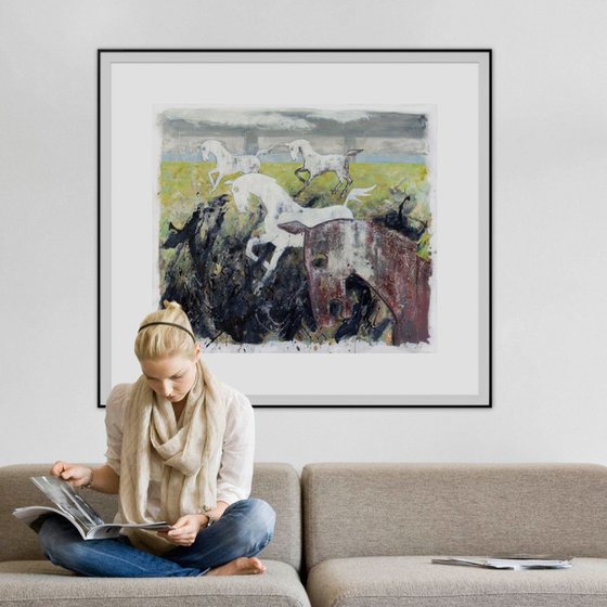 England -  white horse 2