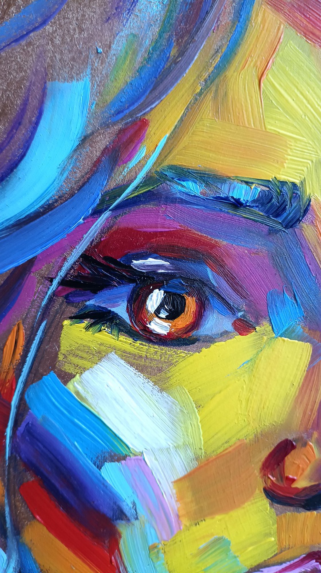 Portrait oil painting, oil painting people, woman portrait, woman