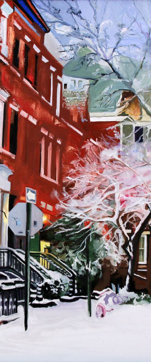 New York en hiver by Clotilde Nadel