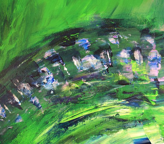 Green Blue Abstraction C 1