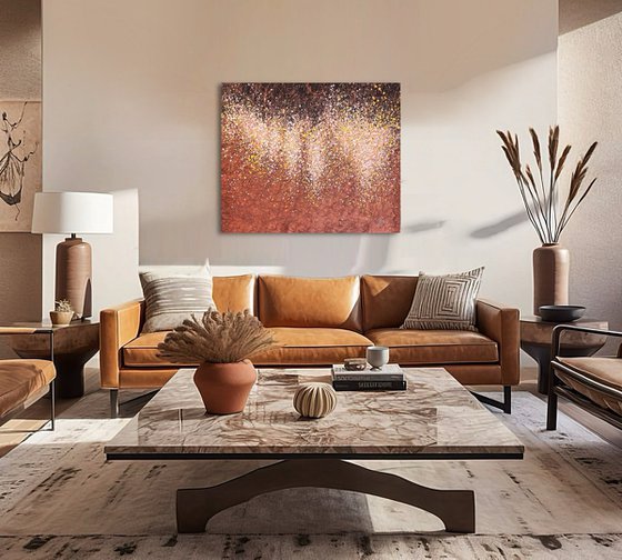 Morning cappuccino with foam