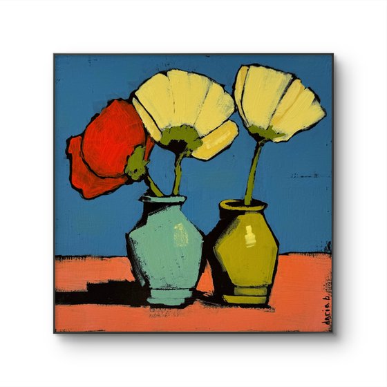 "Flowers in Vase" Original Painting