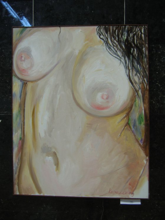 Morning - Nude Art - Oil Painting - Large Size