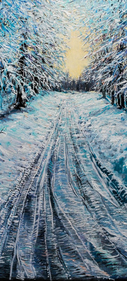 Frosty day before Christmas by Ihor Bychkivskyy