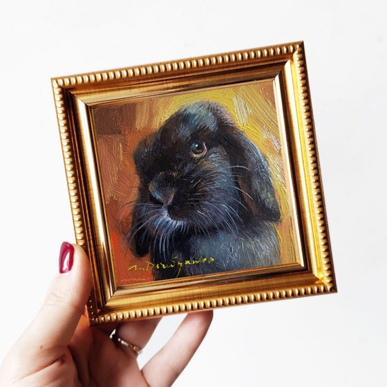 Custom rabbit portrait