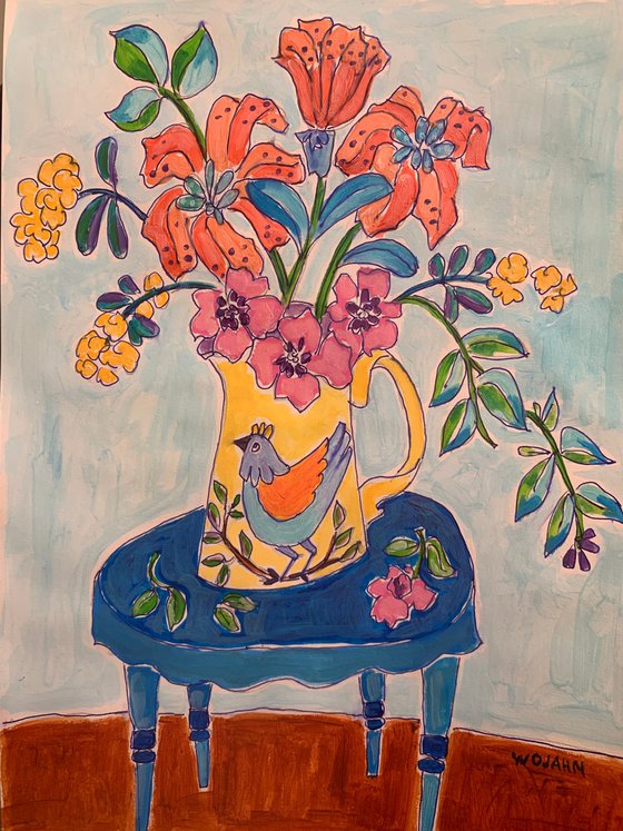Blue Table