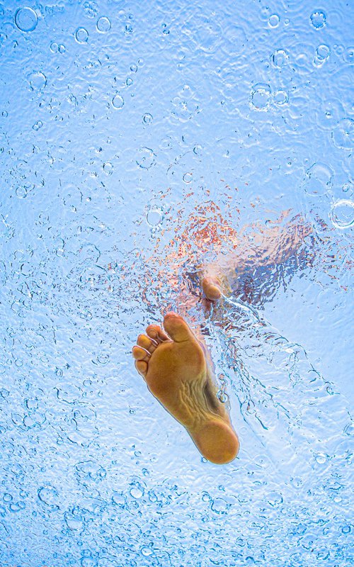 Foot on Glass by Robert Houser