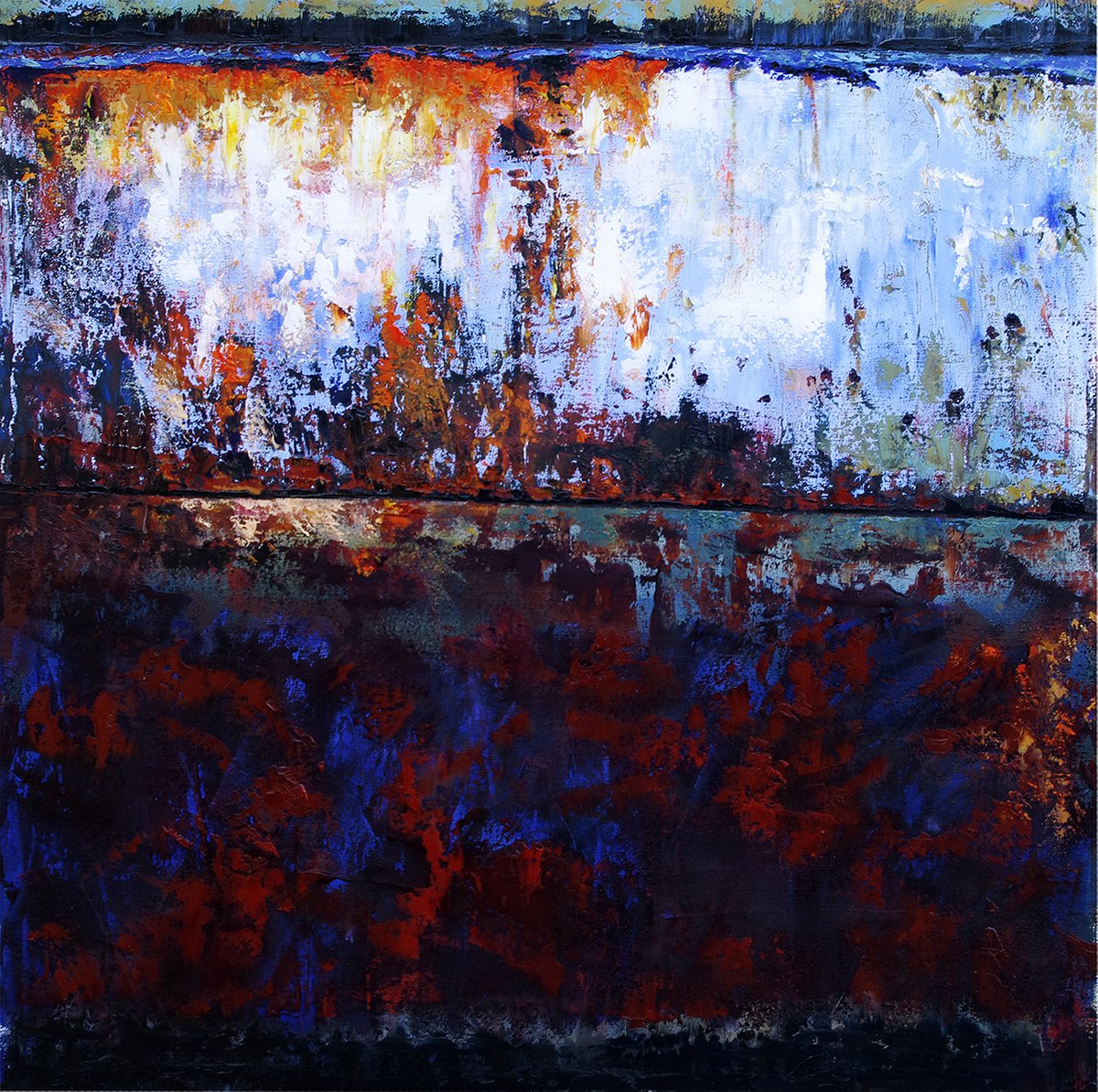 Rust-11 By Richard Manning, 30 X 30, Artwork For Sale On Artfinder