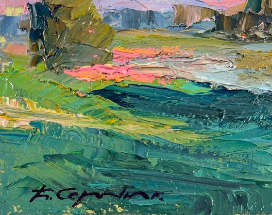 A Quiet Night Passes Among the Grasses