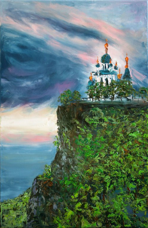 Church of the Resurrection / Original Painting by Salana Art Gallery