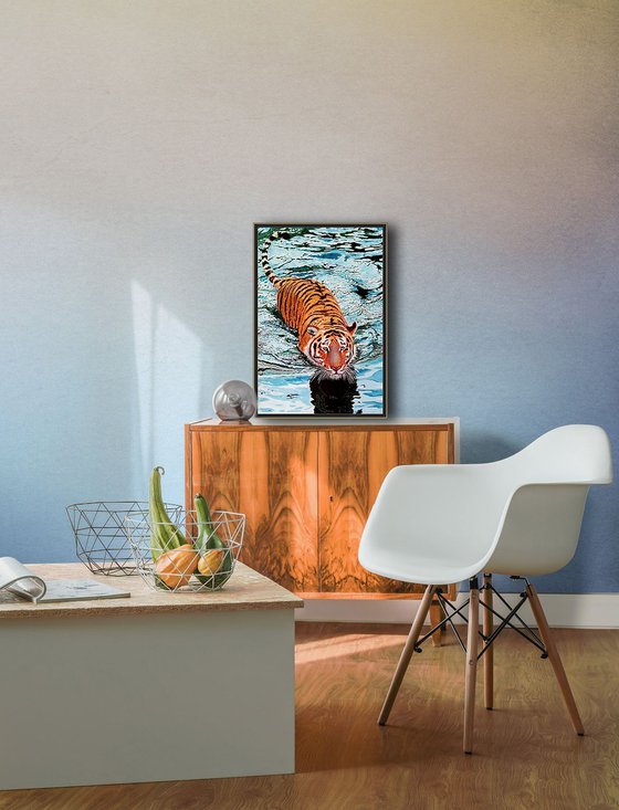 Floating Tiger