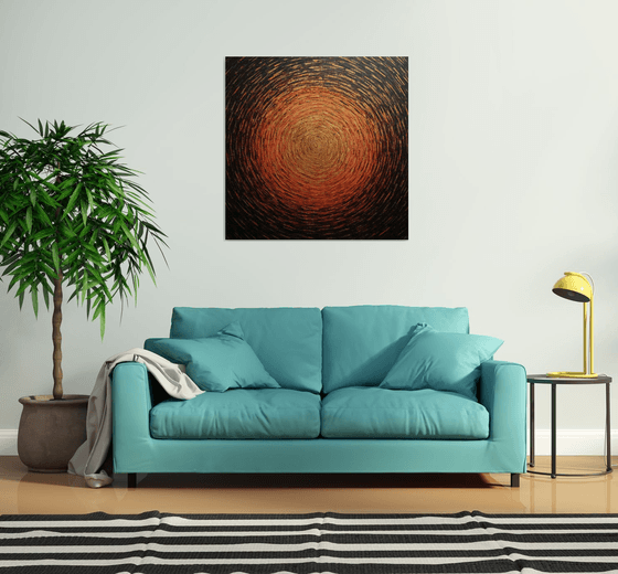 Vast Orange-Purple Radiance