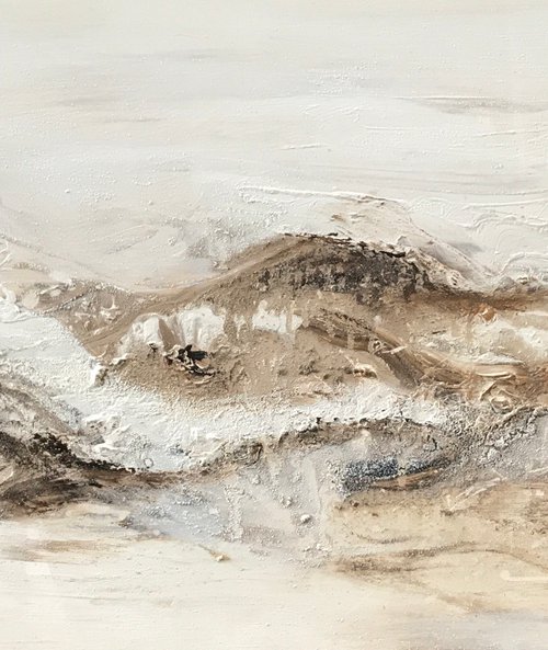 Landscape in brown natural colors by Tiny de Bruin