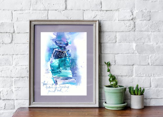 Turquoise v2. Tube watercolour